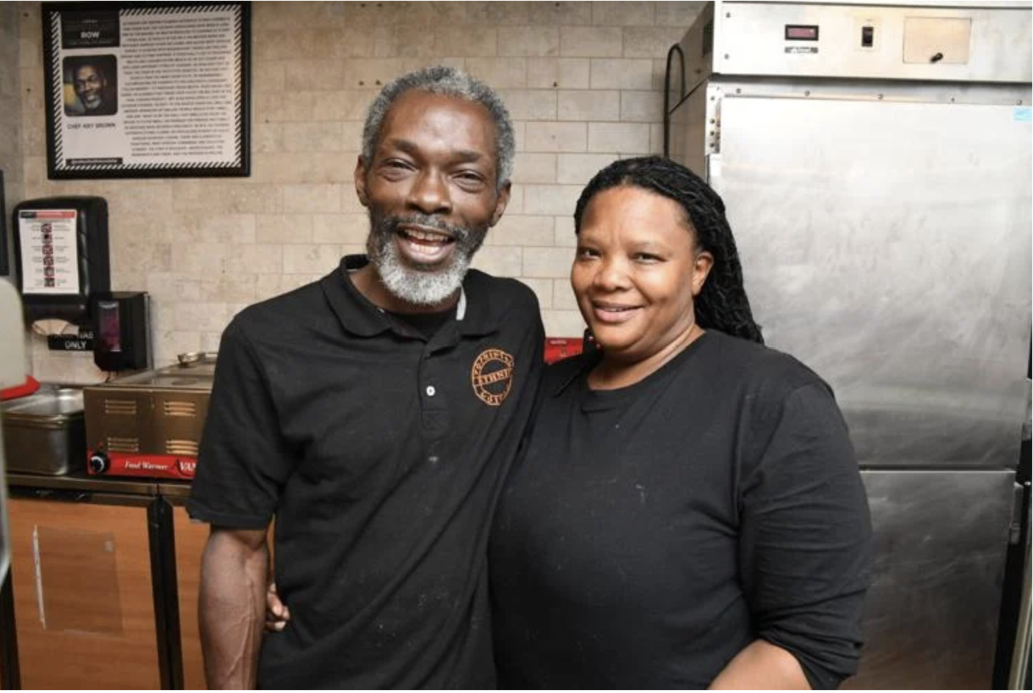 Authentic Ethnic Cuisine owner Arthur Browne with wife Saunsiree Baxter.