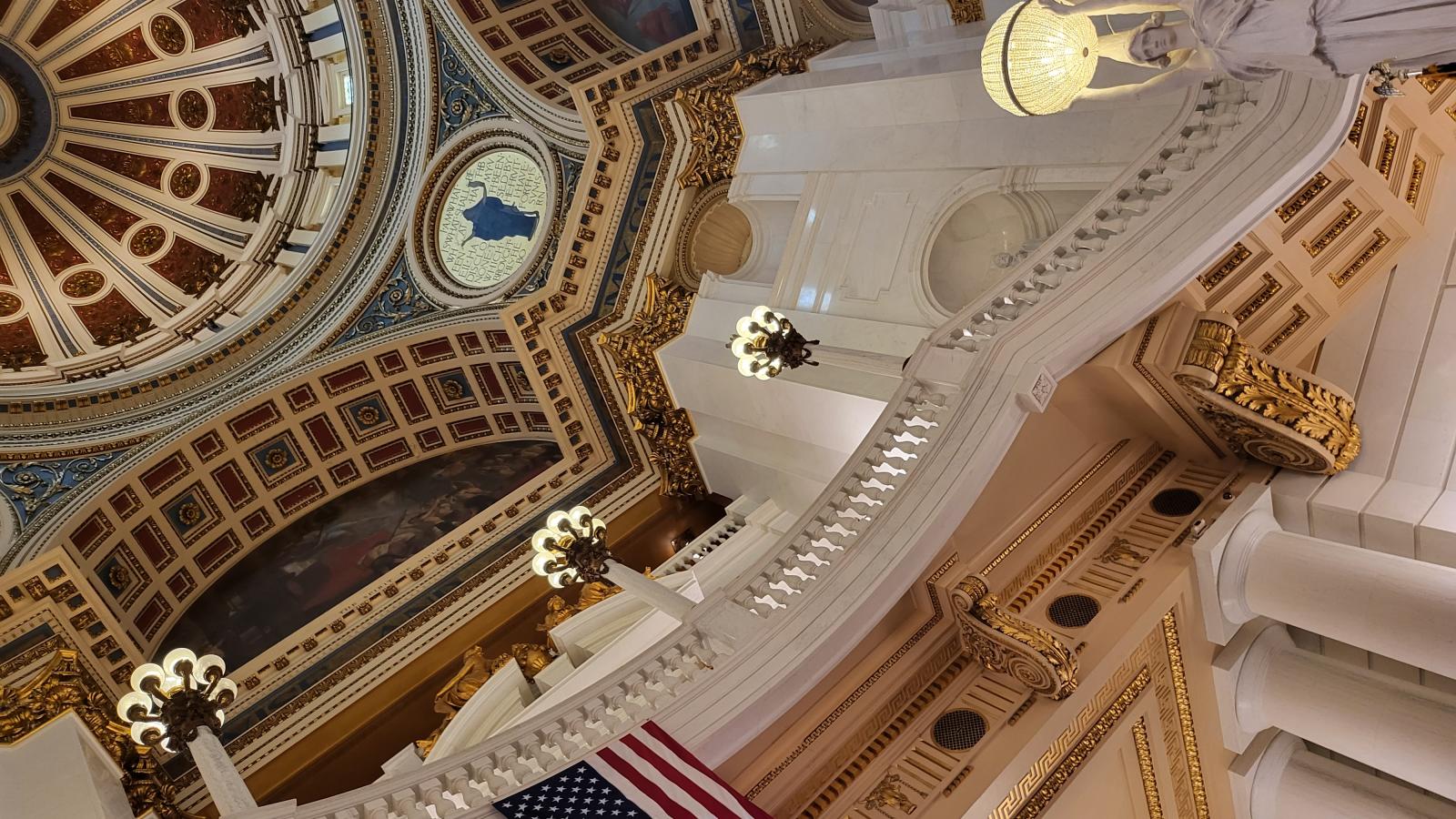 Inside of Capitol building