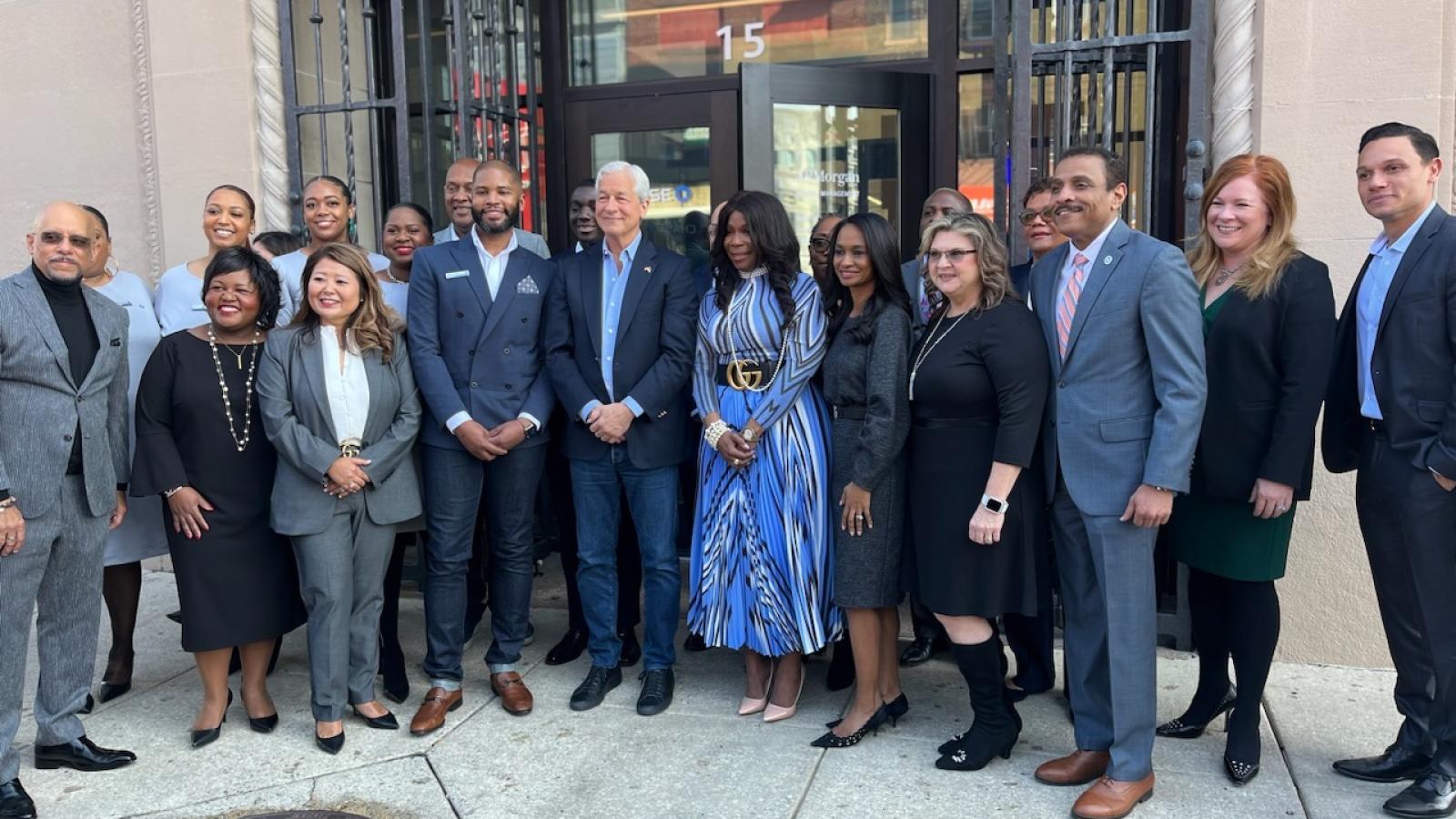 52nd st JPMC branch ribbon cutting