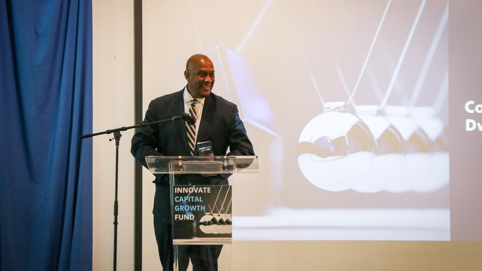 Dwight Evans speaks at Innovate Capital Growth Fund Launch