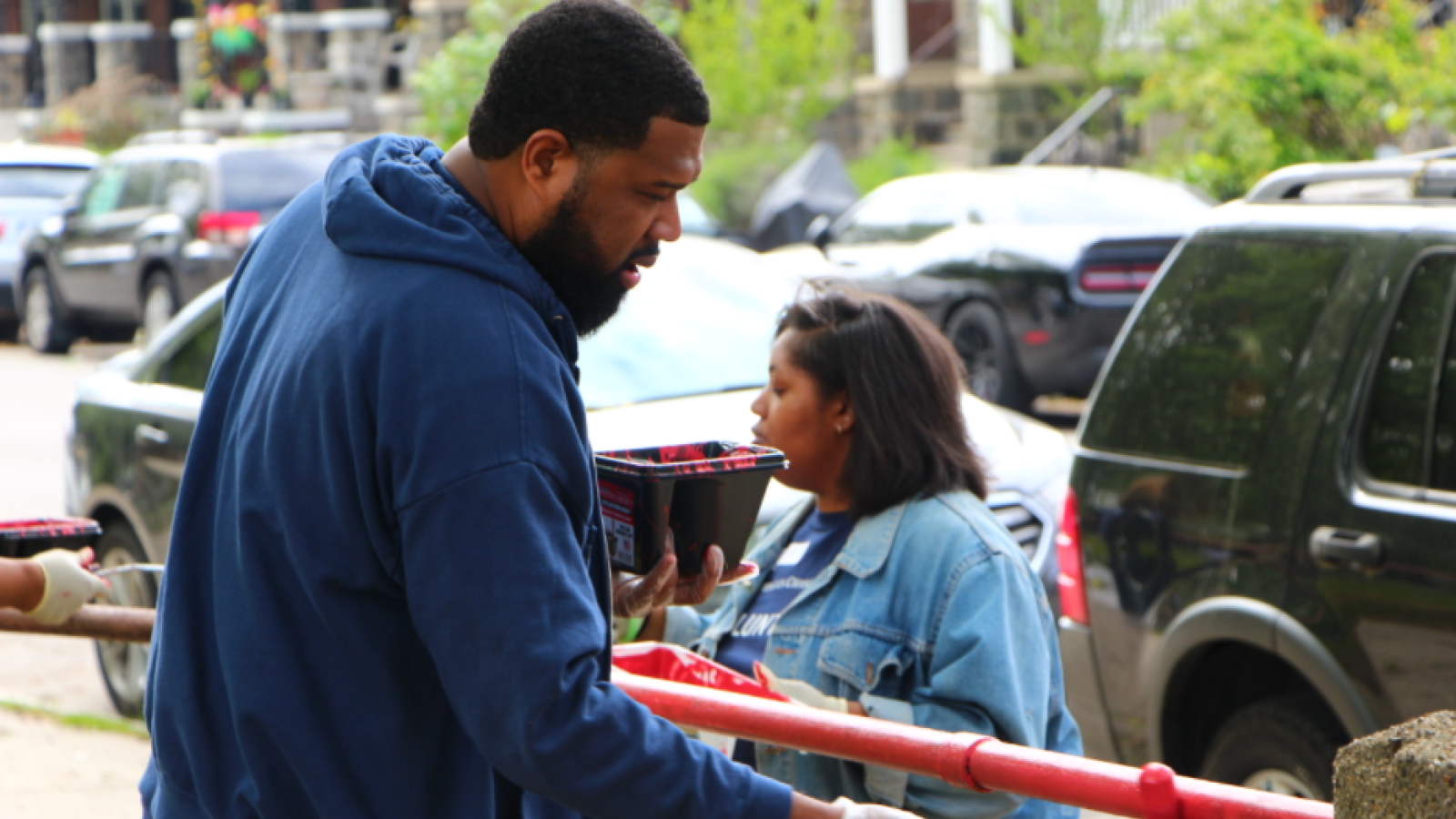 Malcolm X Park Volunteers Painting