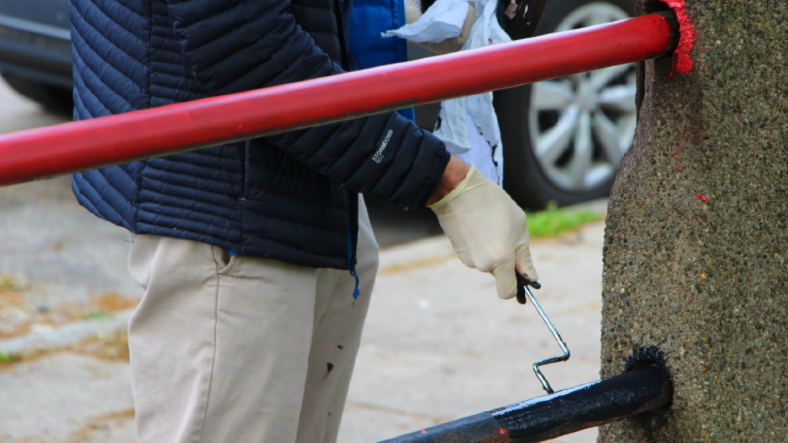 Malcolm X Park Railing Paint